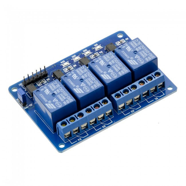 5V 4 Channel Relay Card (Compatible with Development Boards)