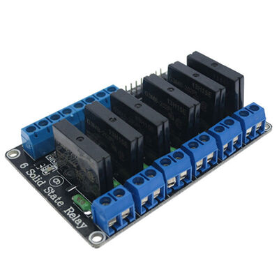 Diymore - 5V-6 Kanal Solid State Röle Kart (5V 2A) (Geliştirme Kartlarıyla Uyumlu)