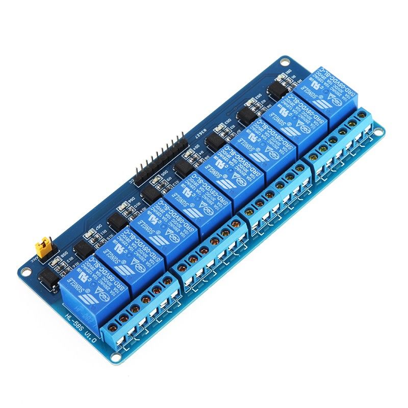 5V 8 Channel Relay Board (Compatible with Development Boards)