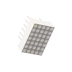 5x7 Dot Matrix Ortak Anot - 3mm - Kırmızı