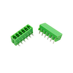 6 Pin 3.81mm 90 ° Male Pass Green Klemens
