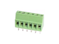 6 Pin 5.00mm Green pcb Klemens