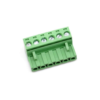 Kaifeng / Jinkai - 6 Pin 5.08mm Dişi Geçmeli Yeşil Klemens