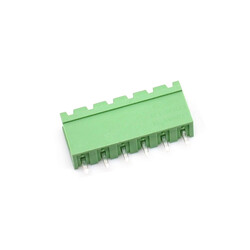 6 Pin 5.08mm 180C Erkek Geçmeli Yeşil Klemens