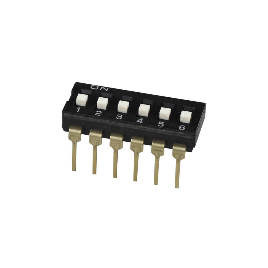  6 Pin Entegre Tipi Dip Switch