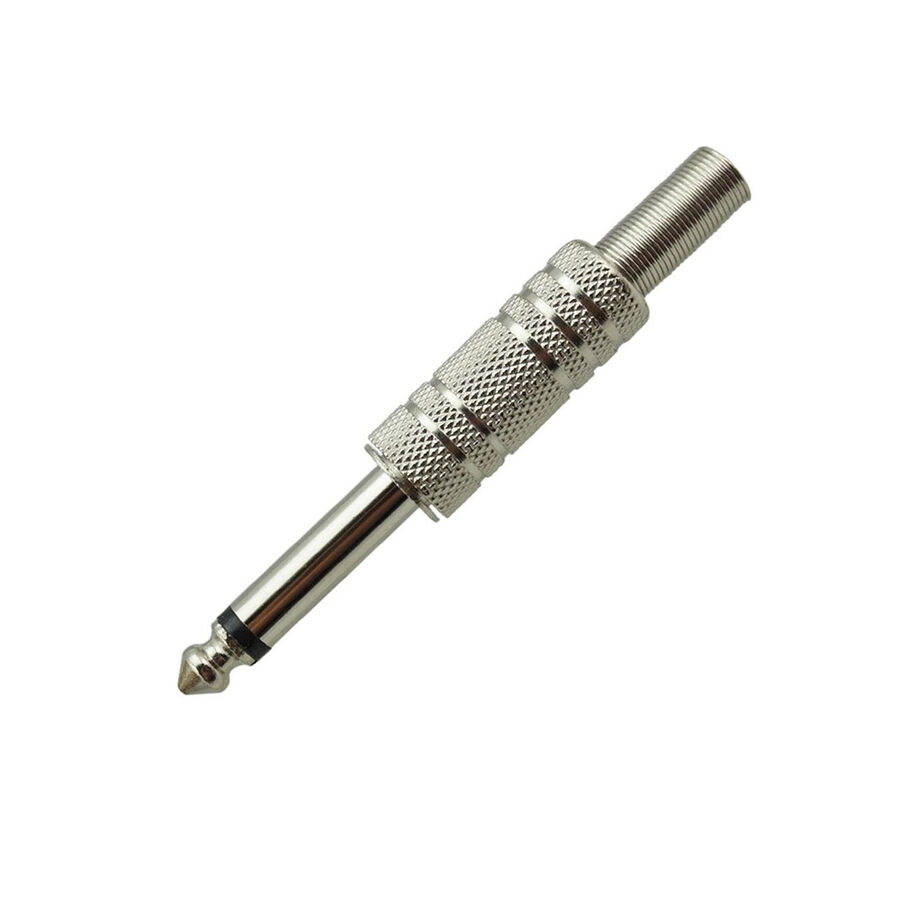  6.3mm Mono Jak Erkek Metal