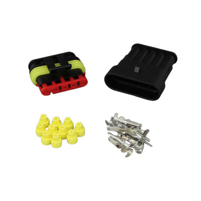 Elecapital - 6 Pin Düz Su Geçirmez Konnektör Takım