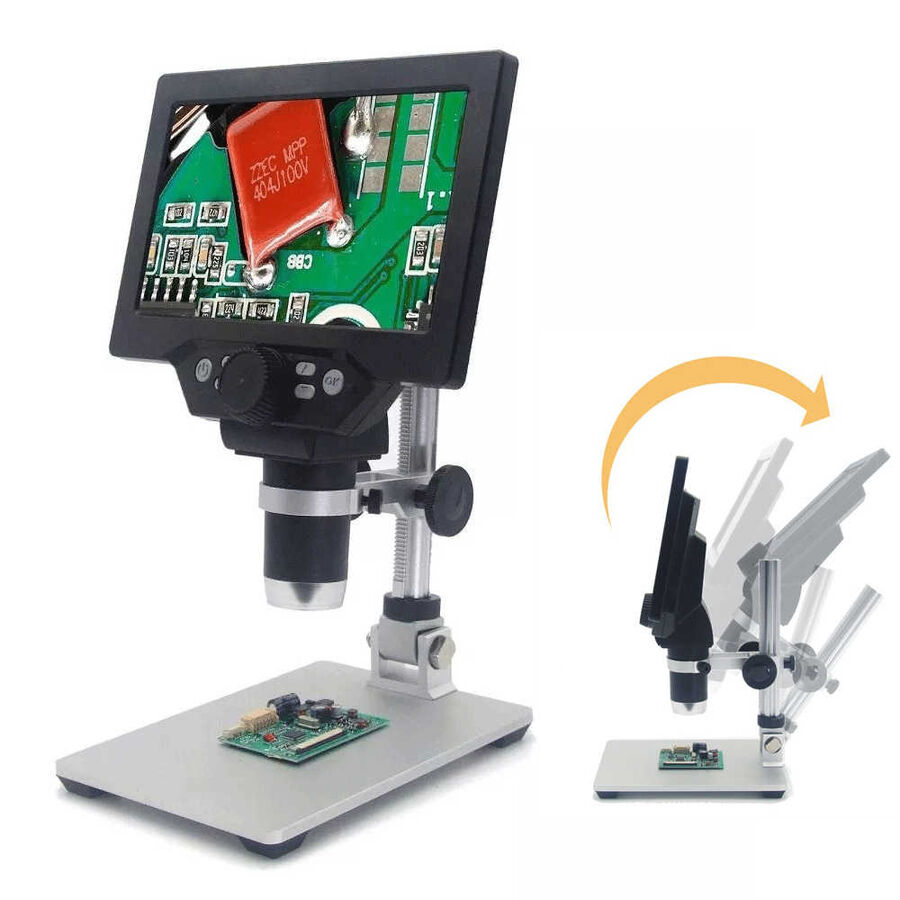 7 inch Ekranlı 12MP 1-1200X Usb Dijital Mikroskop