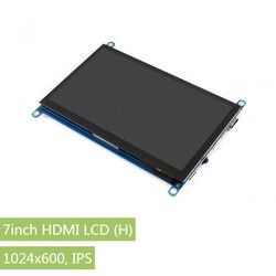 7 inch HDMI LCD (H) IPS Capacitive Touch Screen- 1024x600 - Thumbnail