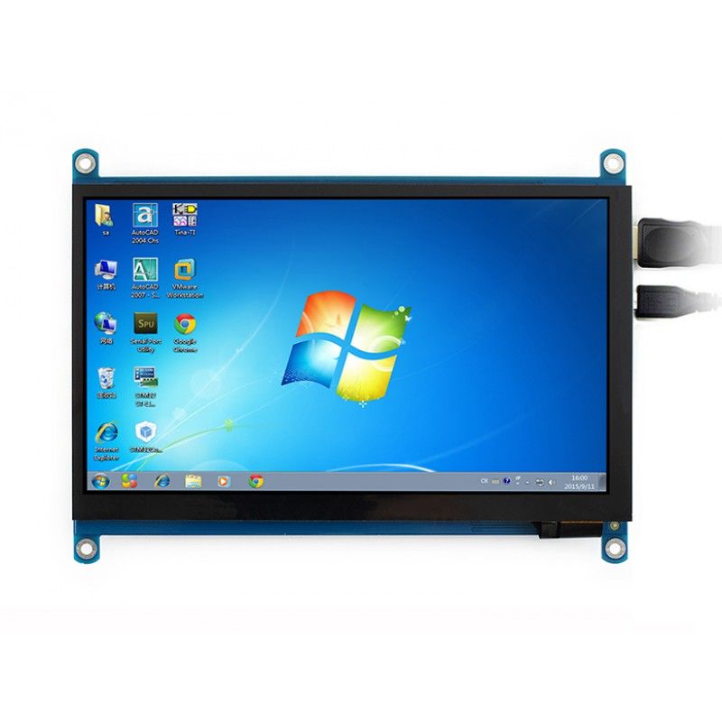 7 inch HDMI LCD (H) IPS Kapasitif Dokunmatik Ekran- 1024x600