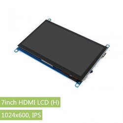 7 inch HDMI LCD (H) IPS Kapasitif Dokunmatik Ekran- 1024x600 - Thumbnail