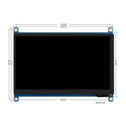 7 Inch QLED Quantum Dot Kapasitif Dokunmatik Ekran 1024×600 - Thumbnail