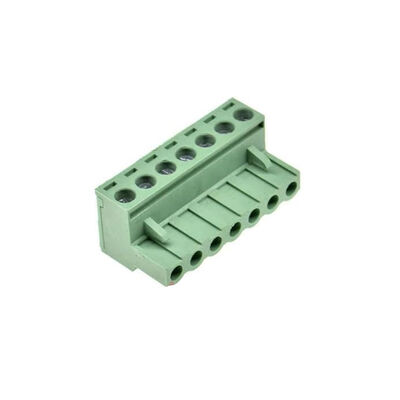 Kaifeng / Jinkai - 7 Pin 5.08mm Dişi Geçmeli Yeşil Klemens