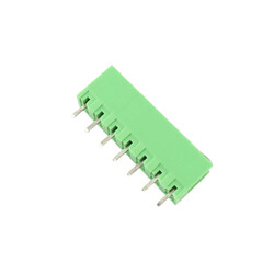 7 Pin 5.08mm 180C Erkek Geçmeli Yeşil Klemens