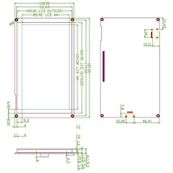 7.0 Inch Nextion HMI Display Rezistif Ekran - Dokunmatik - Thumbnail