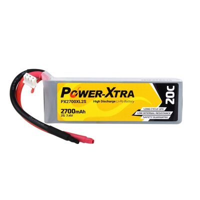 Power-Xtra - 7.4V 2S 2700mAh 2cell Li-Polymer Pil -PX2700XL2S