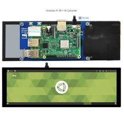 7.9 inch Capacitive Touch Screen LCD 400 × 1280 HDMI IPS (Toughened Glass Cover) - 6