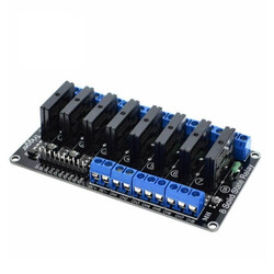 5V-8 Kanal Solid State Röle Kart (5V 2A) (Geliştirme Kartlarıyla Uyumlu)