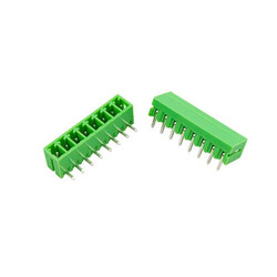 8 Pin 3.81mm 90 ° Male Pass Green Klemens