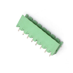 8 Pin 5.08mm 180C Erkek Geçmeli Yeşil Klemens