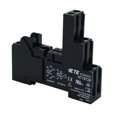 Schrack - 8 Pin Rail Type Schrack Relay Socket