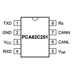 82C251 Smd 85mA Mikrodenetleyici Soic8 - Thumbnail