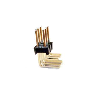 Connfly - 8.50mm 2x3 Erkek Pin Header - 2.54mm - 90 Derece