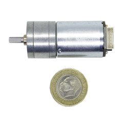 6V 300RPM Metal Geared DC Motor with Encoder - Thumbnail