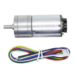 6V 300RPM Metal Geared DC Motor with Encoder - Thumbnail