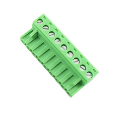 9 Pin 5.08mm Dişi Geçmeli Yeşil Klemens