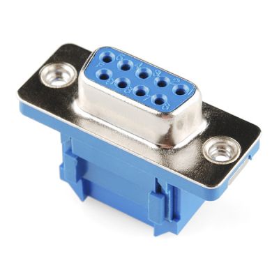 DirencNet - 9 Pin Dişi Flat Kablo İçin Sıkıştırmalı D-Sub Konnektör