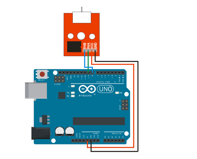 Arduino Fan Modülü Bağlantı Şekli