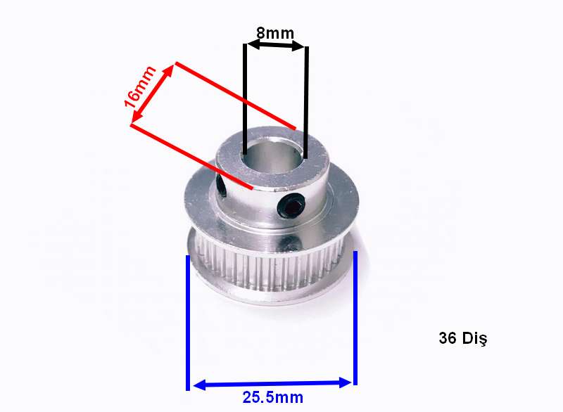 8mm Kansak Ölçüleri