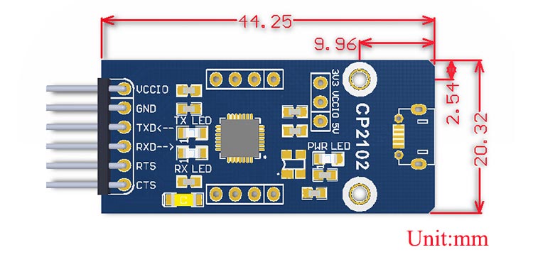 cp2102-usb-uart-board-boyutlari