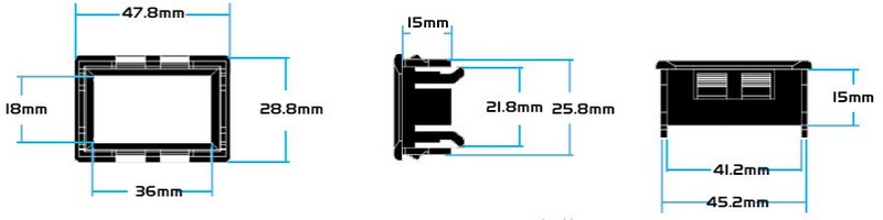 Dijital Termostat Boyutları