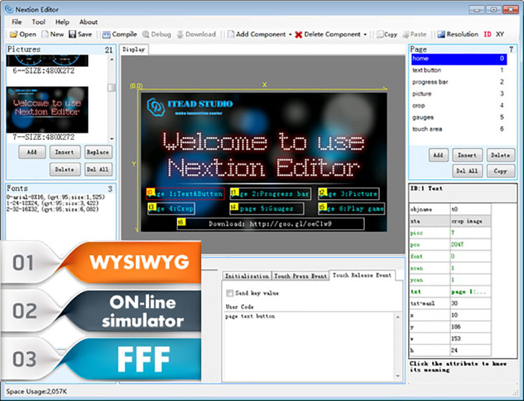 Nextion HMI Akıllı TFT LCD Ekran 4