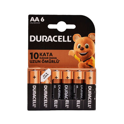 Duracell - AA Kalem Pil 6lı Blister