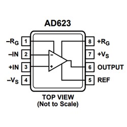 AD623AN Enstrümantasyon Yükselteci Entegresi Dip-8 - Thumbnail