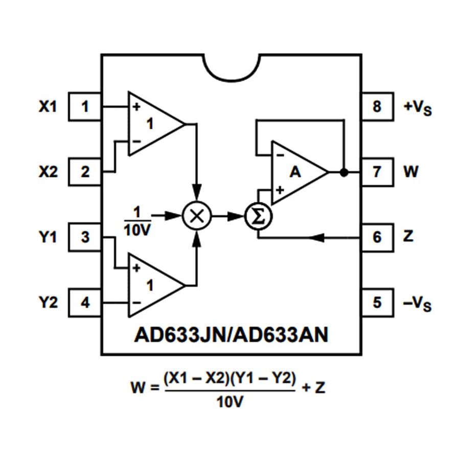  Ad633jn Analog Çoğaltıcı Entegre Dip8