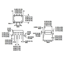 AD708JNZ 30uV 4.5mA OpAmp Entegresi Dip-8 - Thumbnail