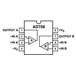 AD708JNZ 30uV 4.5mA OpAmp Entegresi Dip-8 - Thumbnail