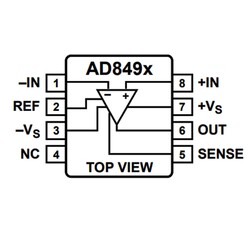 AD8495ARMZ-R7TR Termokuplü Amplifikatör Entegre Msop8 - Thumbnail