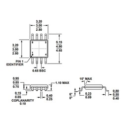 AD8495ARMZ-R7TR Termokuplü Amplifikatör Entegre Msop8 - Thumbnail