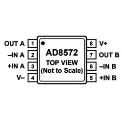 AD8572ARZ Smd Op-Amp Entegresi Soic-8 - Thumbnail