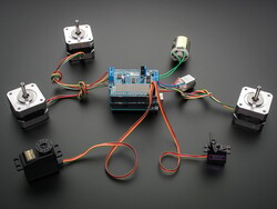 Adafruit Motor/Stepper/Servo Shield Arduino v2 Kit - v2.3 - Thumbnail