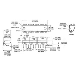 ADC0804 Analog Digital Converter Integration DIP-20 - Thumbnail