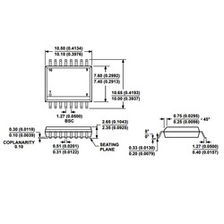 ADUM1401BRWZ 4 Kanal İzolatör Entegresi Soic-16 - Thumbnail