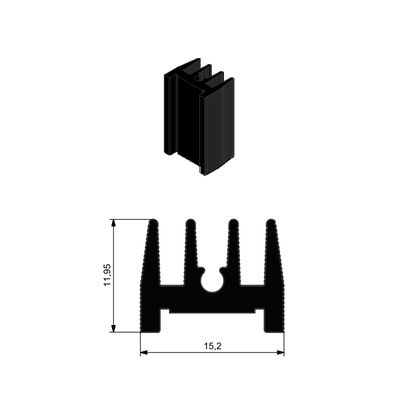 OZD - Alüminyum Soğutucu - 11.95x25.00x15.20mm