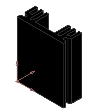 OZD - Alüminyum Soğutucu - 11.50x30.00x29.00mm