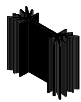 OZD - Alüminyum Soğutucu - 12.30x30.00x25.00mm